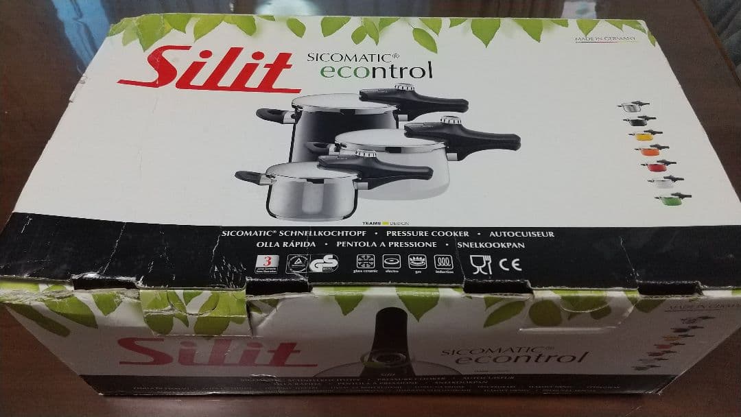 【未使用】シリット シラルガン 圧力鍋　シコマチック eコントロール 3L