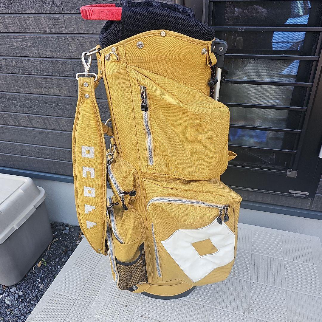 オノフ　スタンドキャディーバック　マスタード　６分割