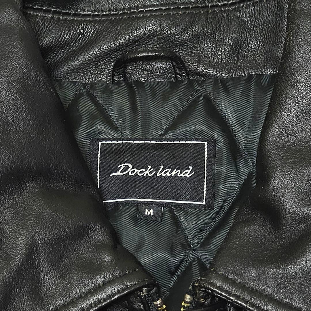 00s 【archive 】羊革 レザージャケット A-2型 M 中綿 ブラック