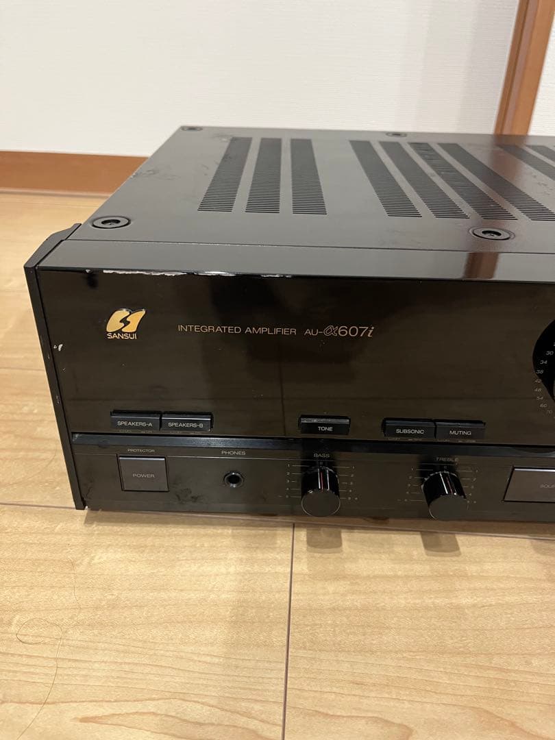 AU-α607i SANSUI サンスイ プリメインアンプ オーディオ機器 - メルカリ
