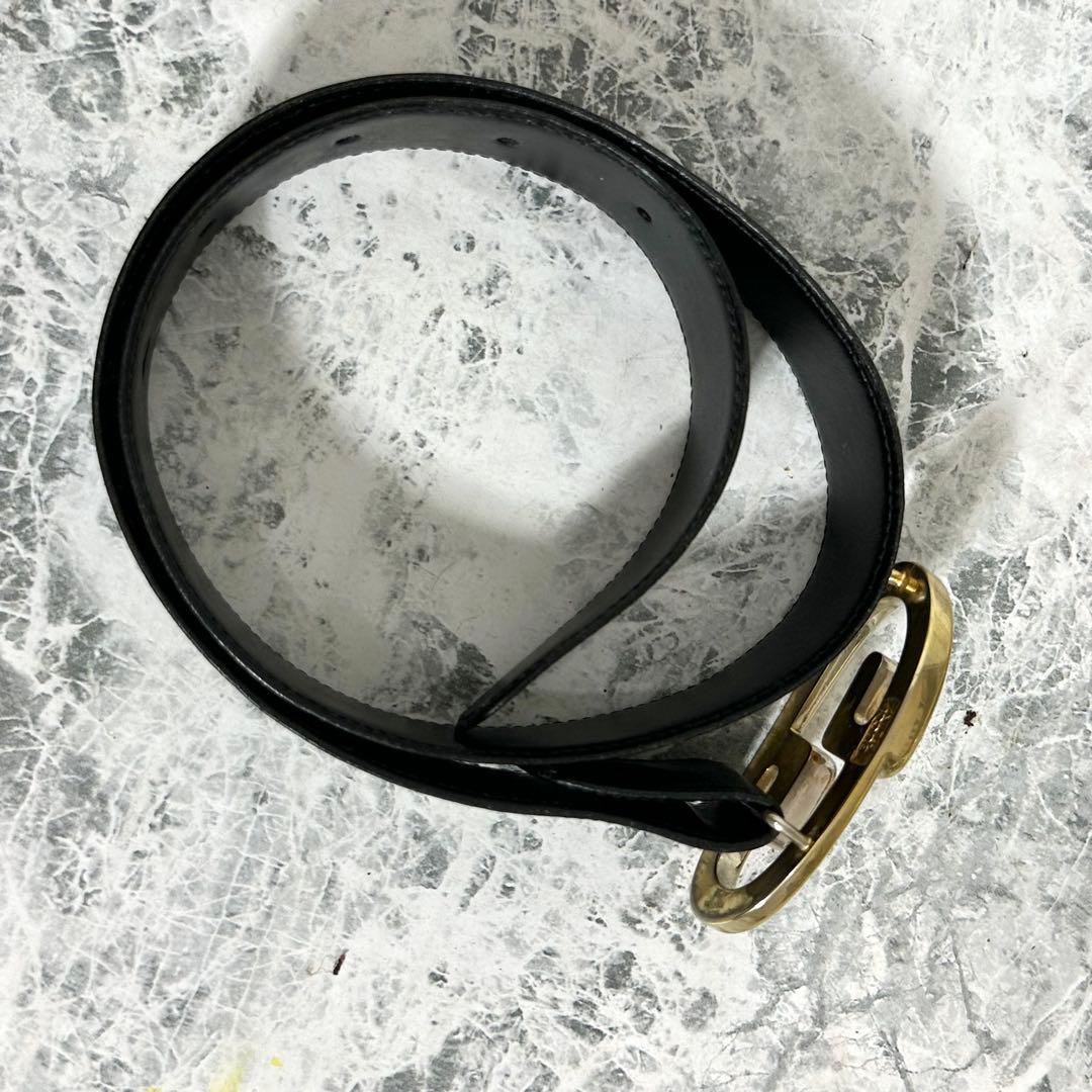 ⭐️美品⭐️GUCCI ゴールドバックル　オールドグッチ　70s ヴィンテージ