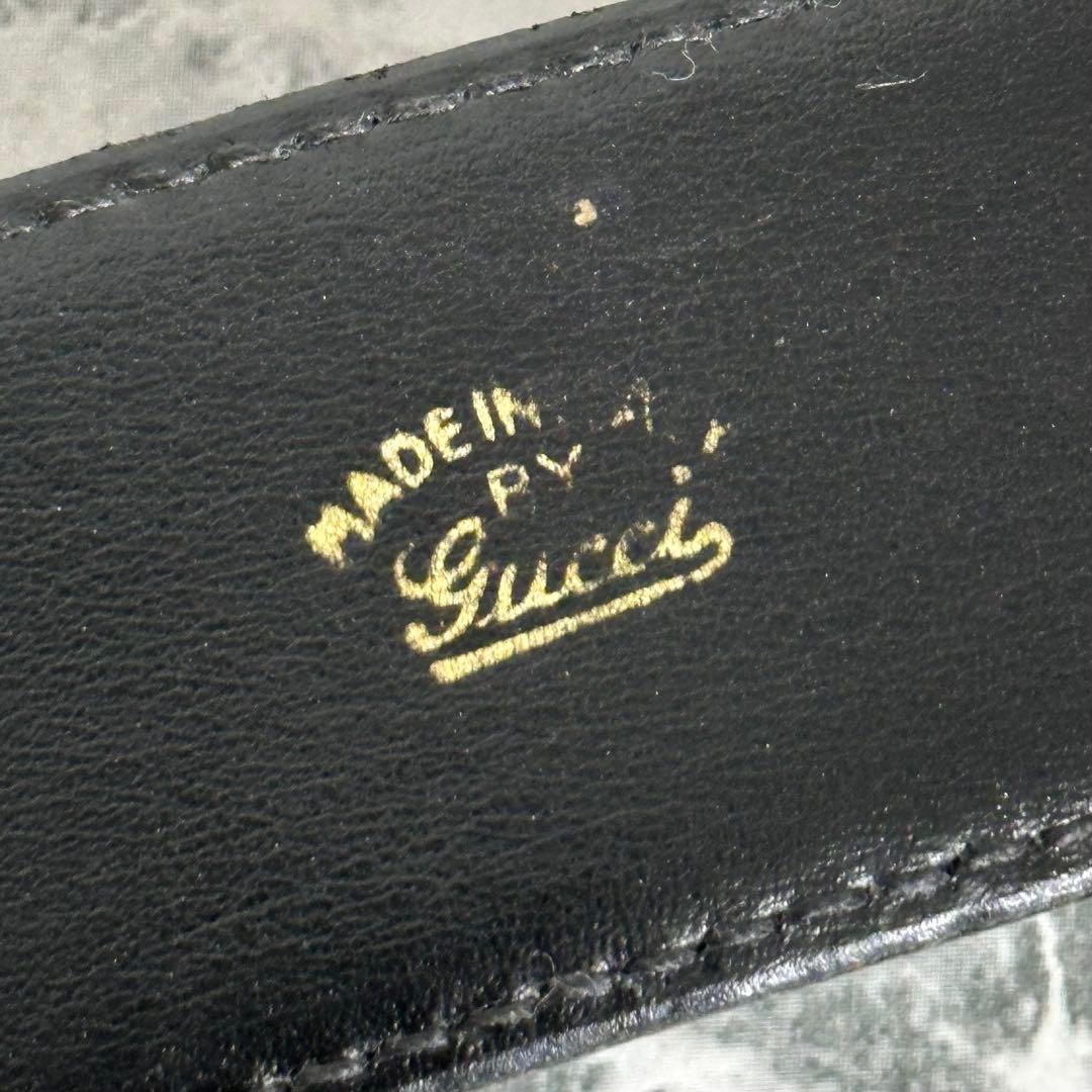 ⭐️美品⭐️GUCCI ゴールドバックル　オールドグッチ　70s ヴィンテージ