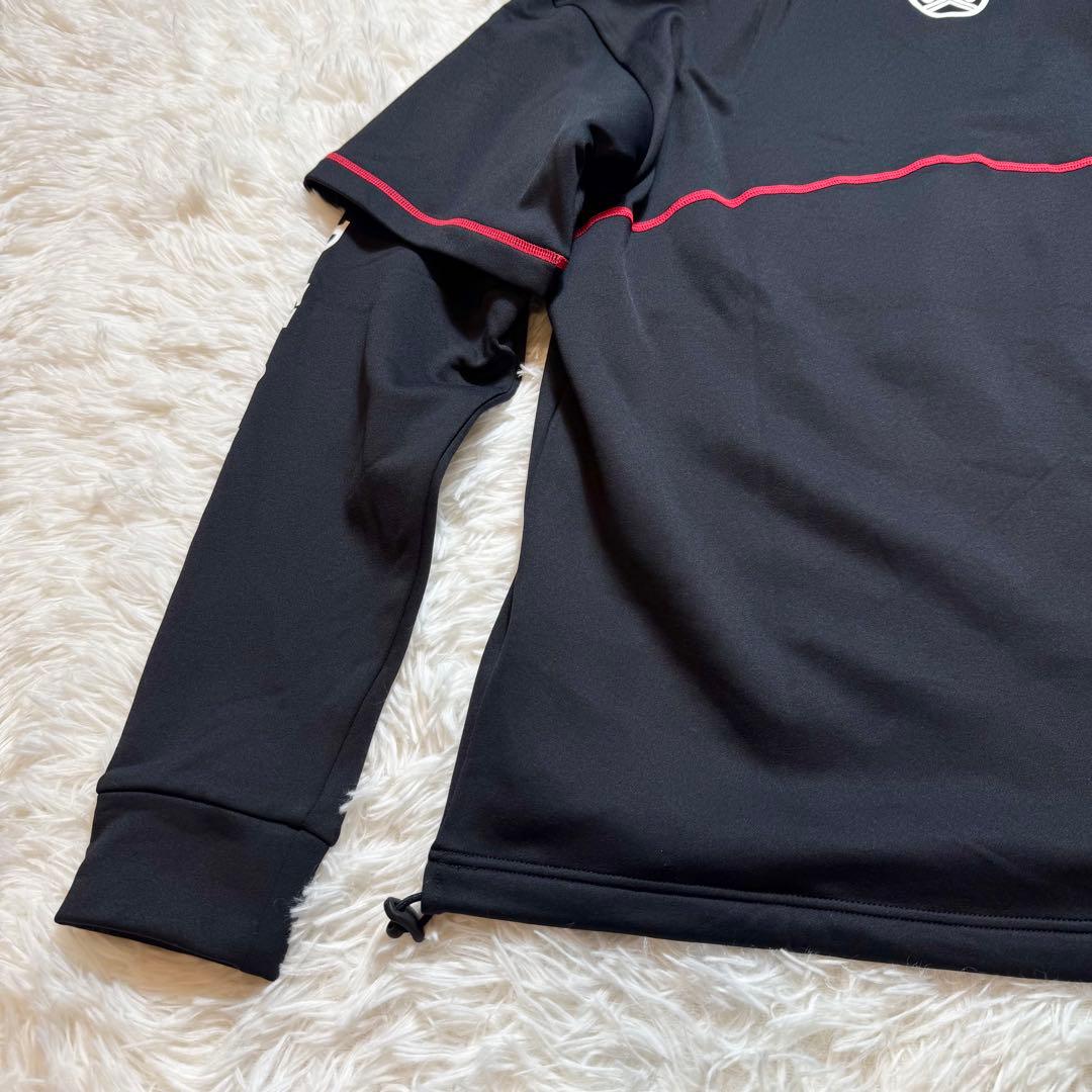 トシ様未使用に近い マークアンドロナ 長袖 タートル フリース 重ね着風 XL