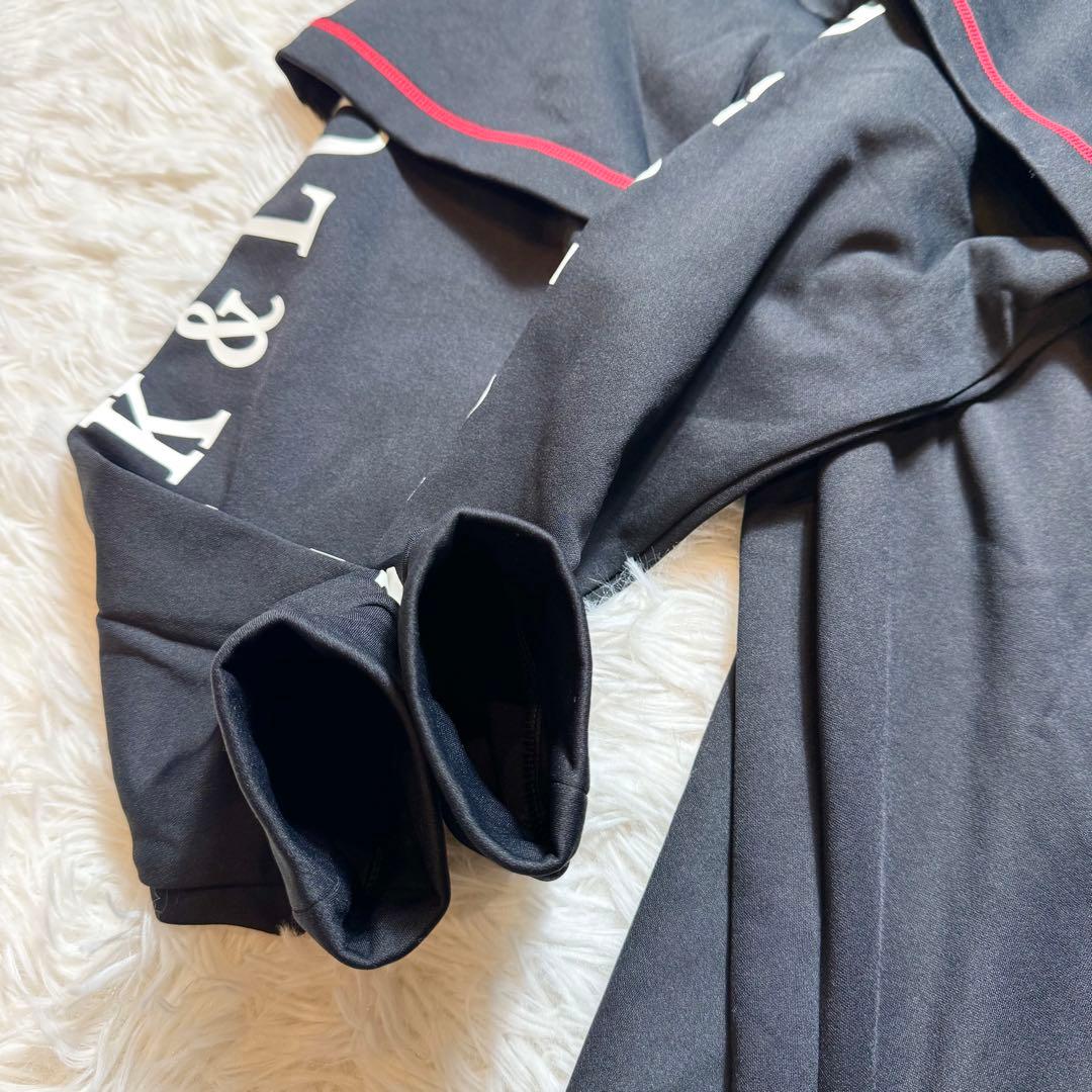 トシ様未使用に近い マークアンドロナ 長袖 タートル フリース 重ね着風 XL