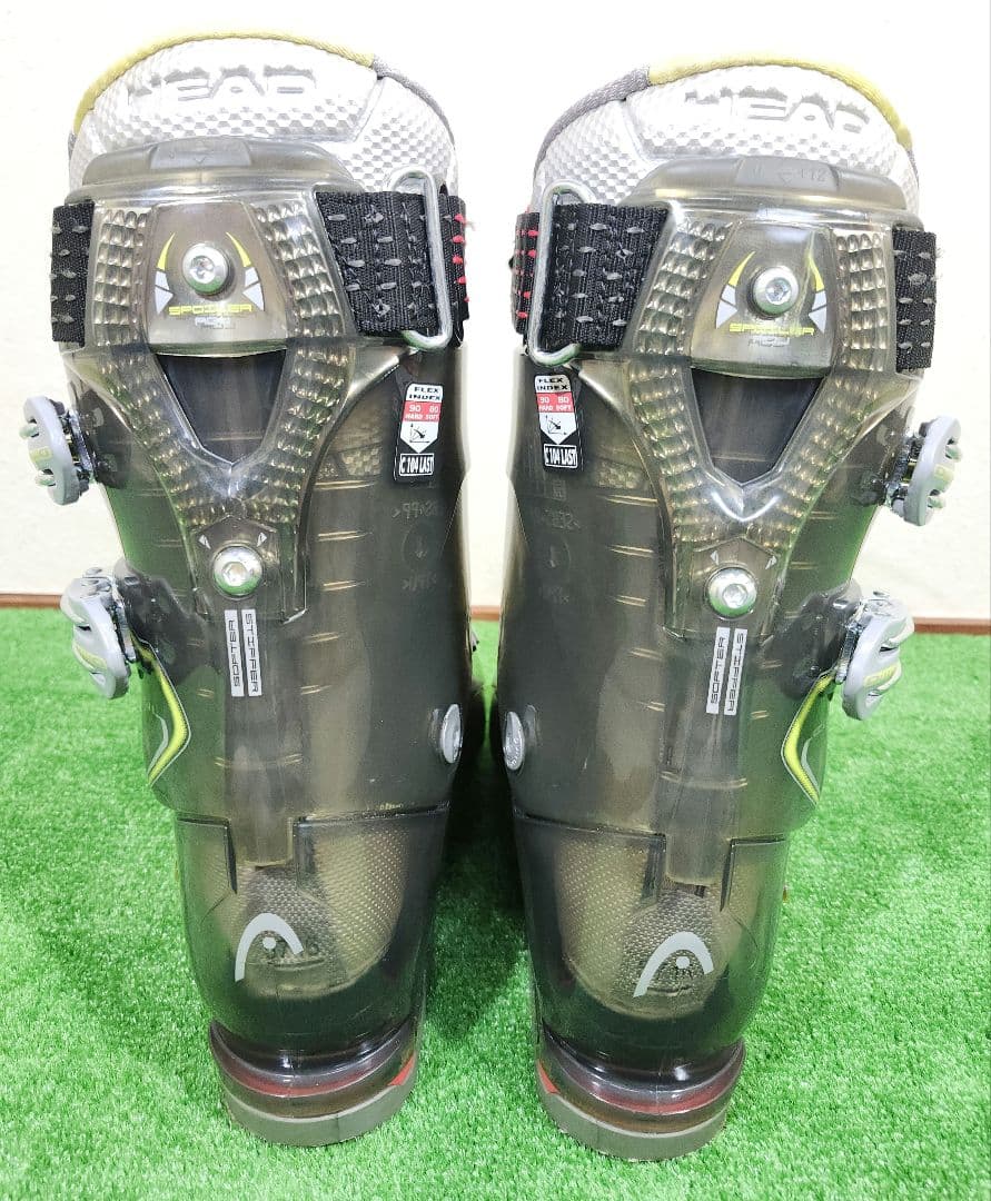 HEAD edge 11 クリアー/イエロー　25.0-25.5 スキーブーツ