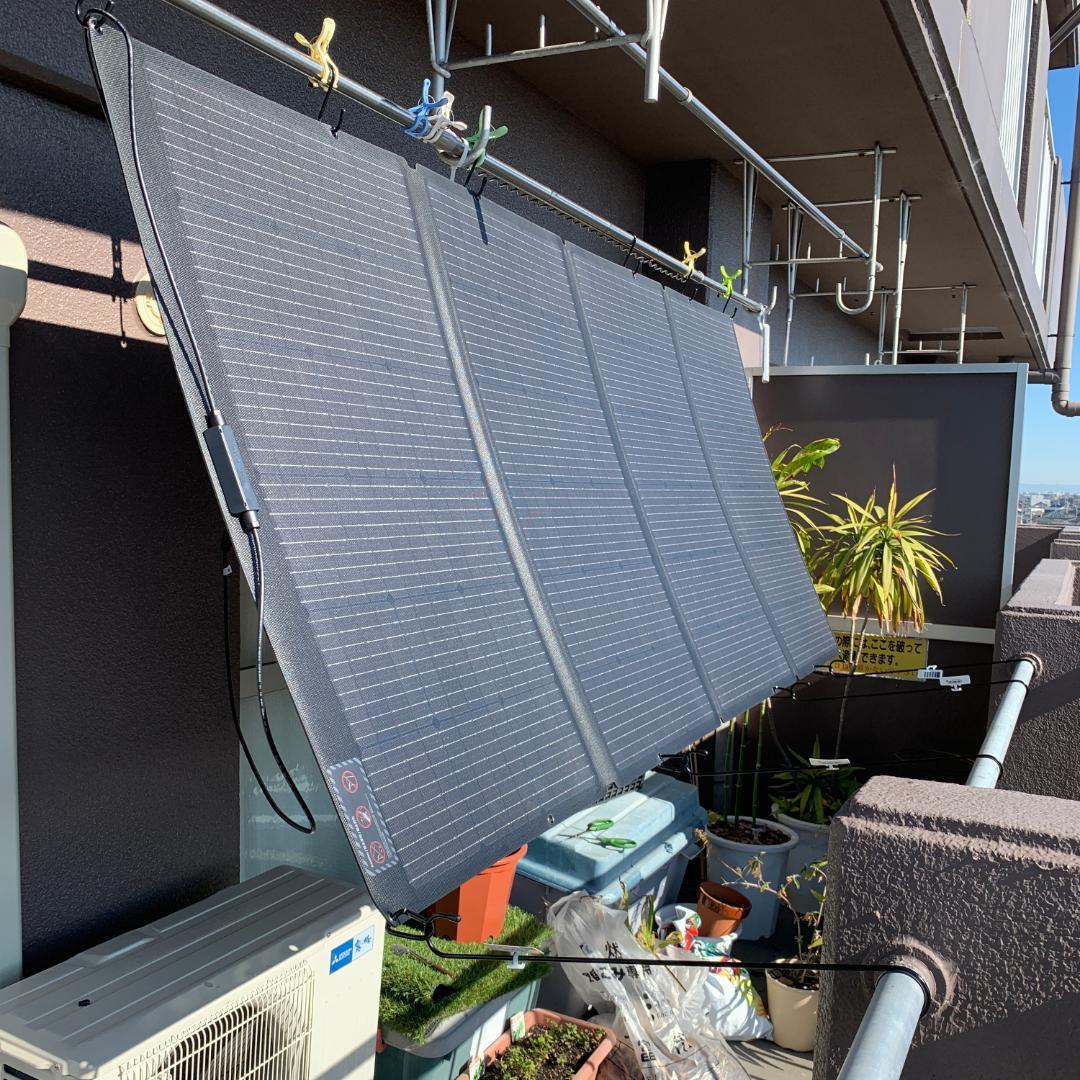 【美品】ECOFLOW 折り畳みソーラーパネル 400W 箱付き