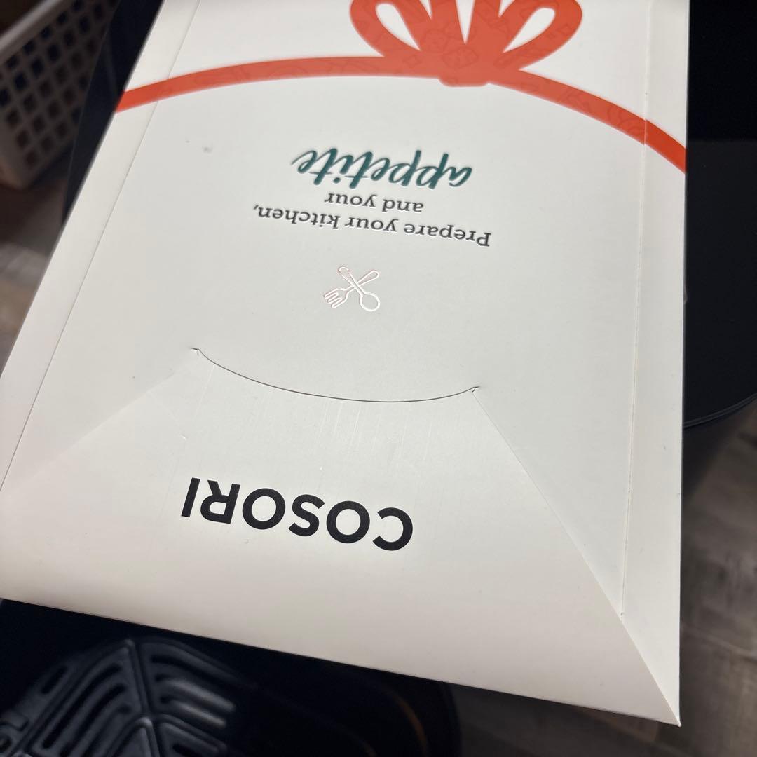 超美品　COSORI ノンフライヤー4.7L ブラック 取扱説明書付き