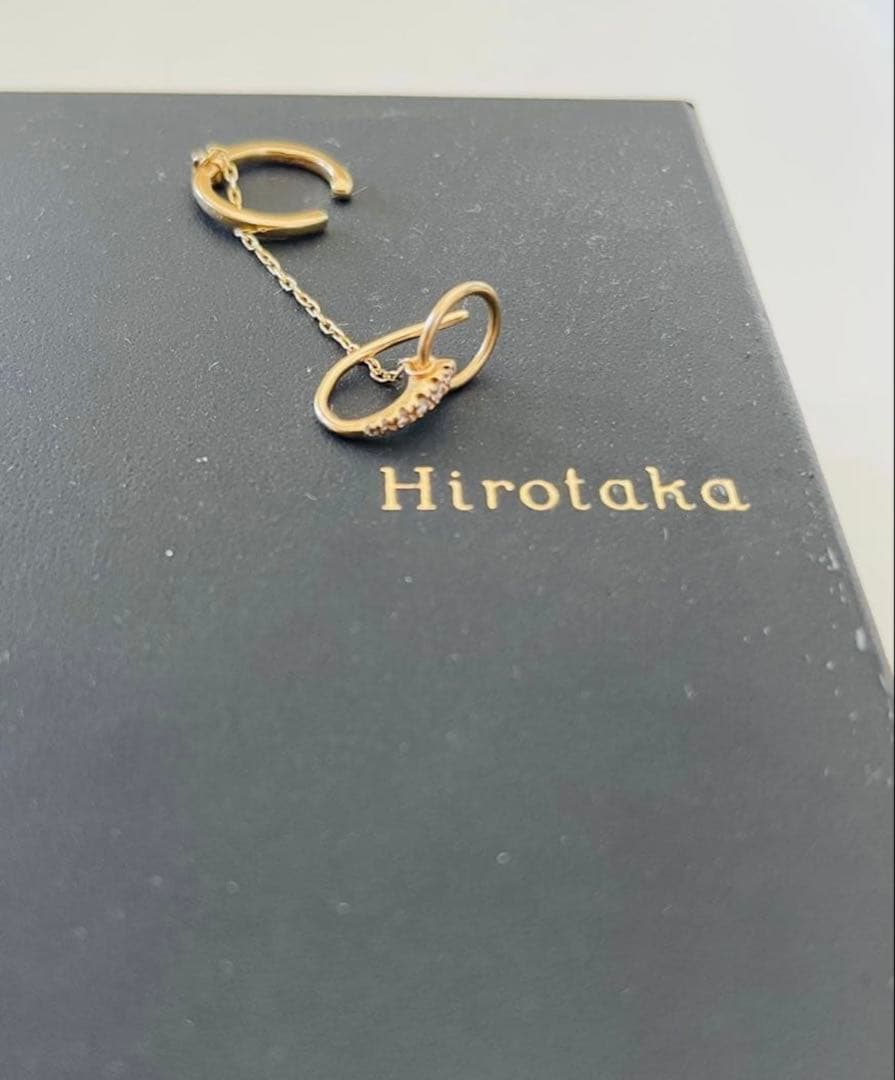 にー　Hirotaka MUGHALイヤーカフピアス ダイヤ