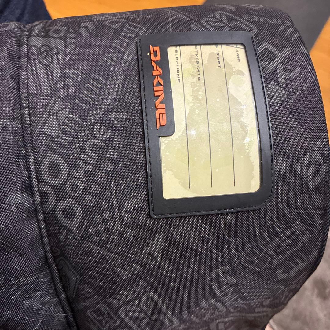 DAKINE スノーボードバッグ 黒/オレンジ　柄入り