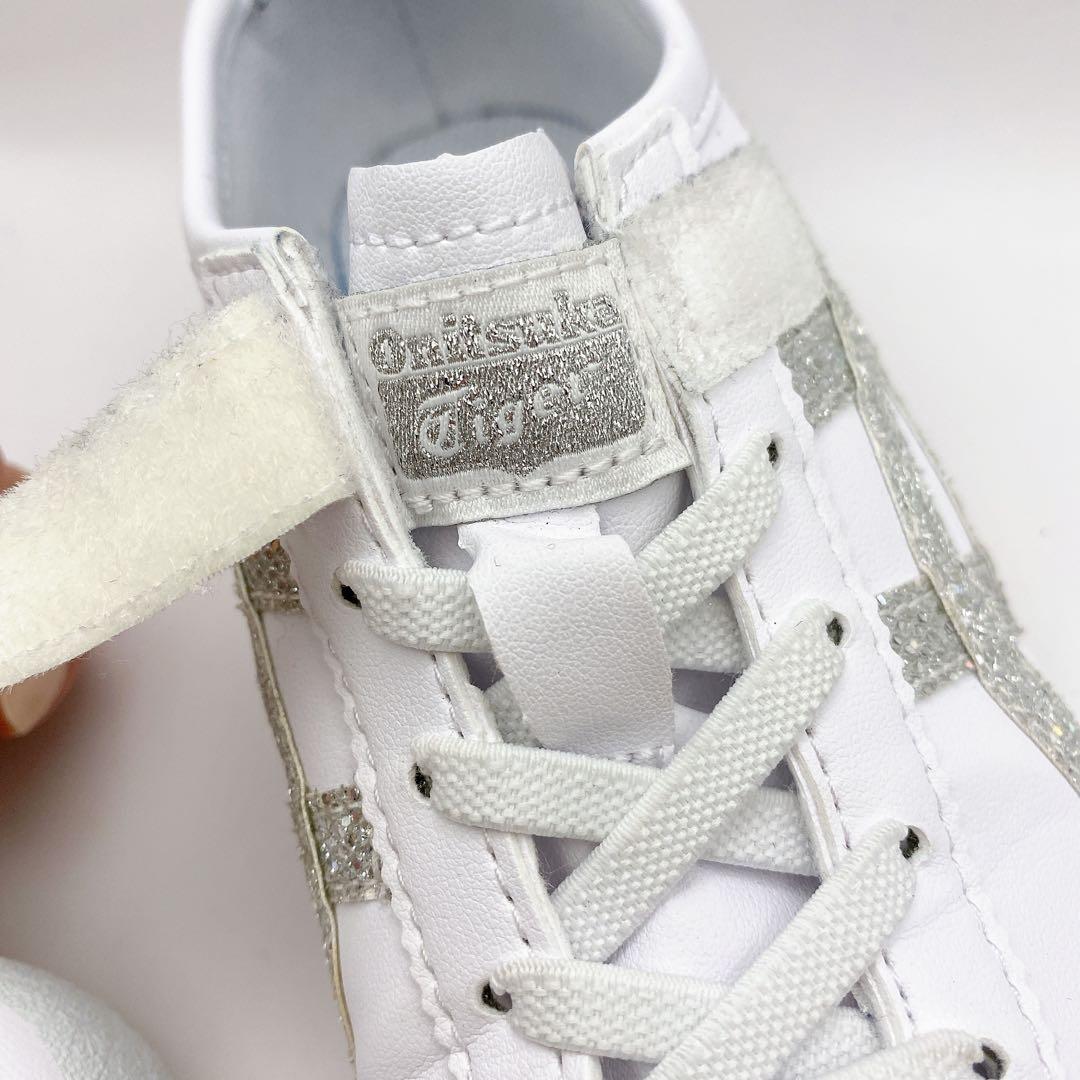 ONITSUKA TIGER メキシコ66 シルバー ホワイト 21cm キッズ
