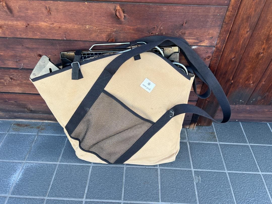 スノーピーク　焚き火台L ＋グリルブリッジ＋焼き網＋ 収納バッグ付き