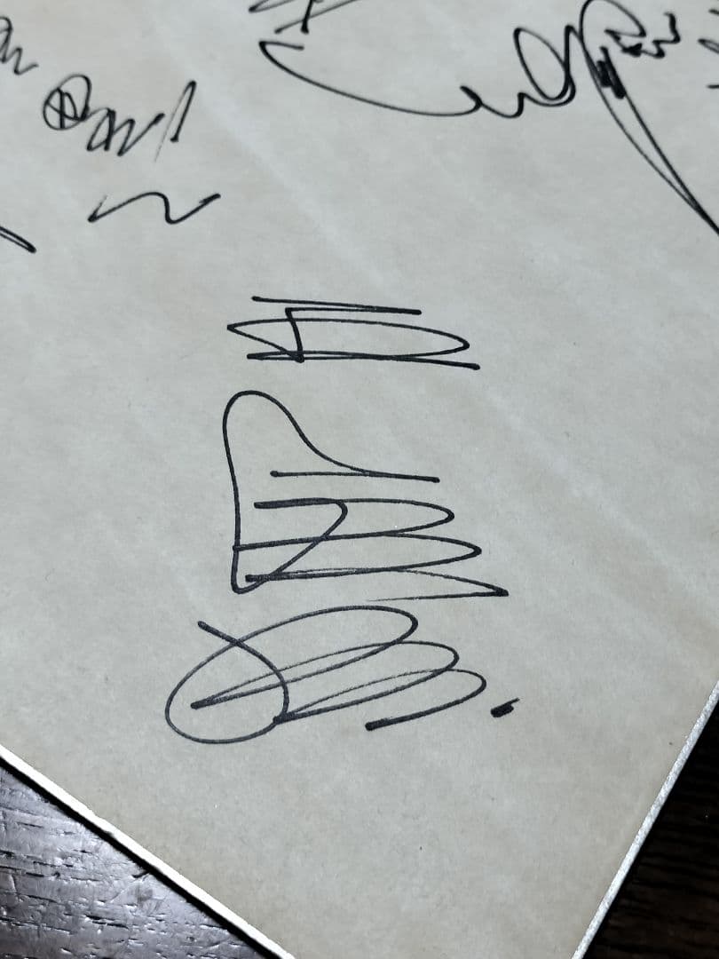 長嶋茂雄 王貞治 堀内恒夫 他 直筆サイン色紙