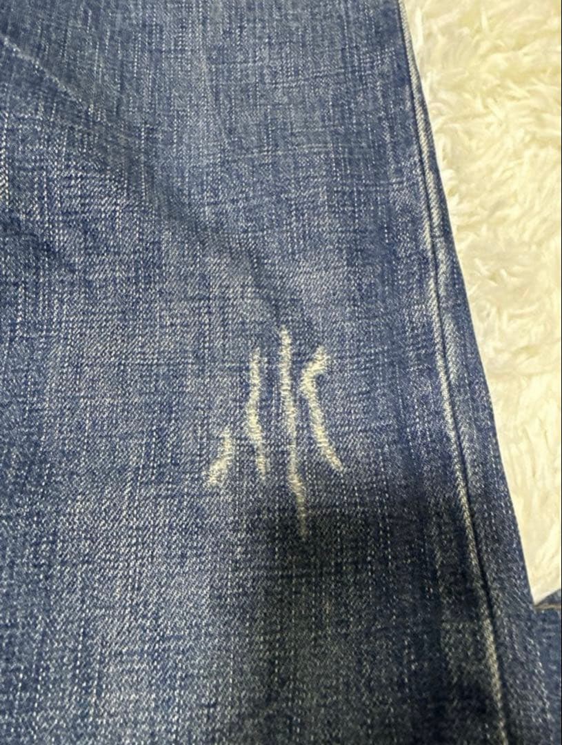 dior homme 爪痕 スキニー デニム エディ　03ss