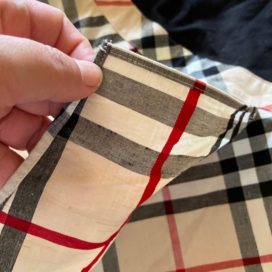 バーバリーワンピース バーバリーロンドン ベージュ リボン ワンピース 美品