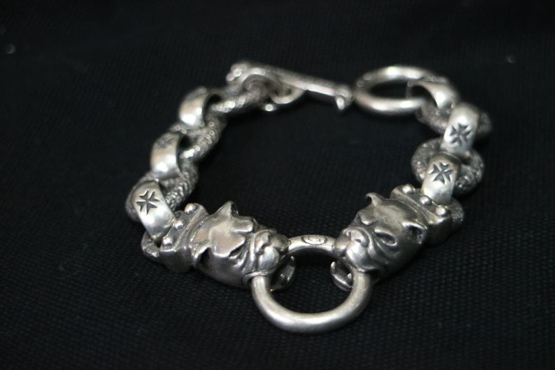 ガボール　ブルドックシルバーブレスレット