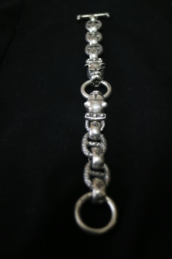 ガボール　ブルドックシルバーブレスレット