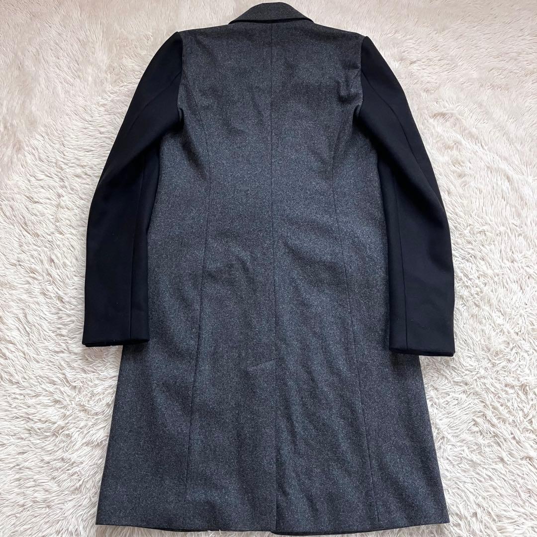 ✨カシミヤ✨極美品 DISELディーゼルブラックゴールド チェスター