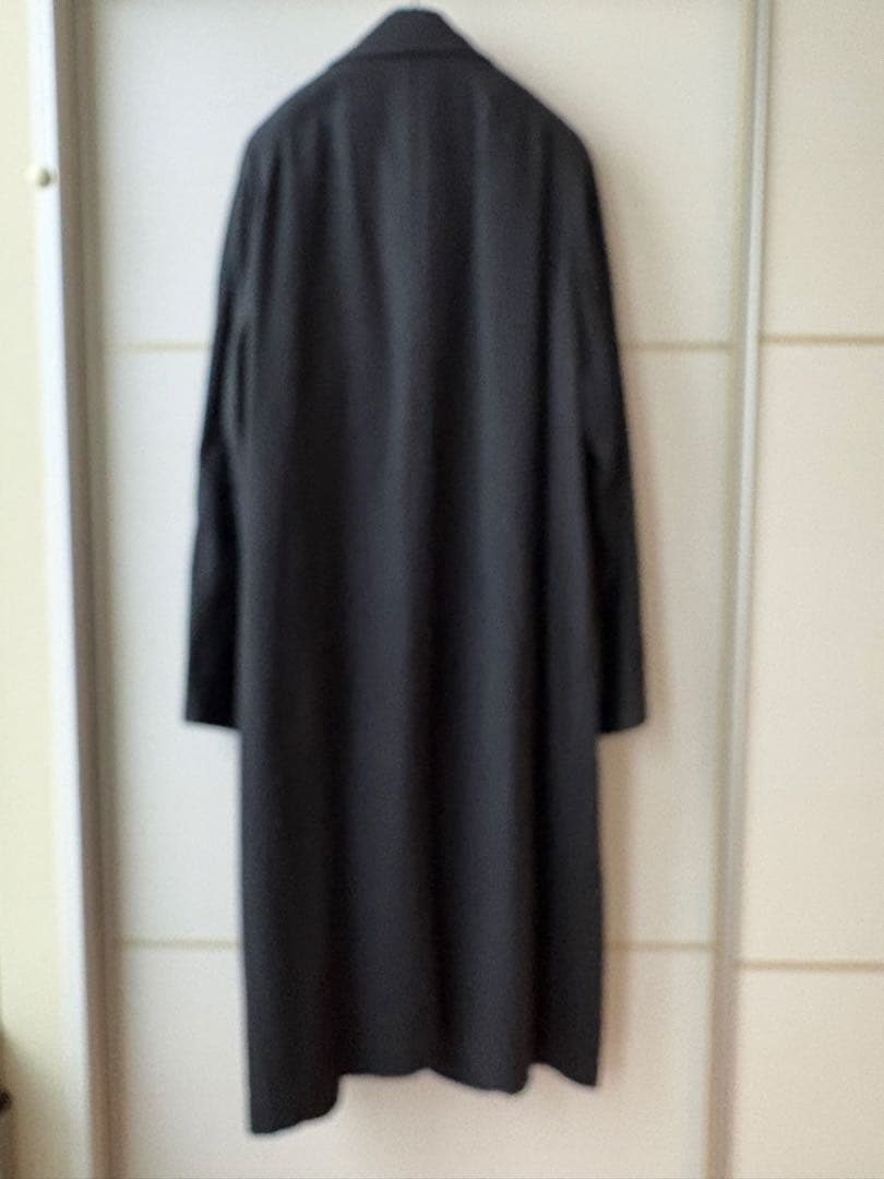 39_ COMME des GARÇONS HOMME黒のチェスターコート