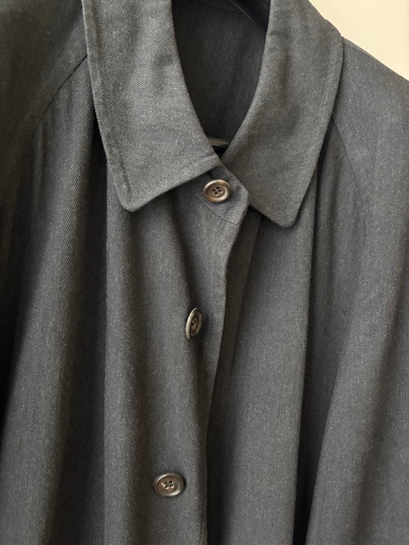 39_ COMME des GARÇONS HOMME黒のチェスターコート