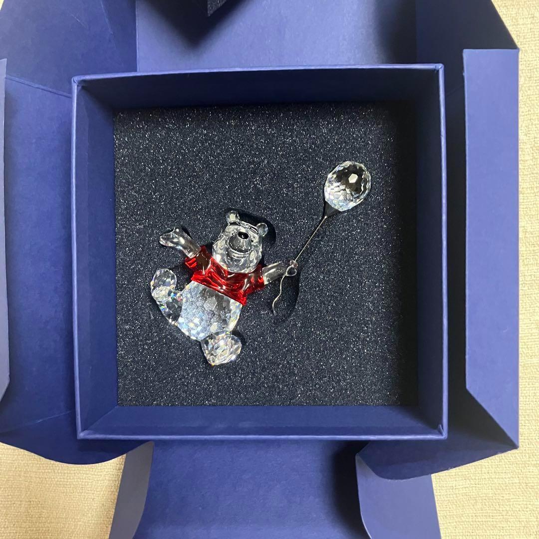 スワロフスキー　ディズニー　くまのプーさん　風船　正規品　未使用　箱付き　廃盤