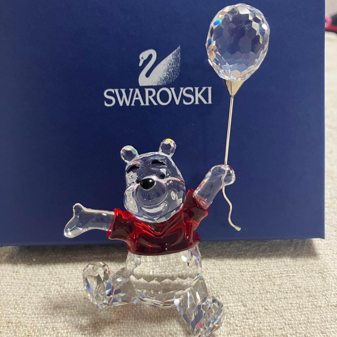 スワロフスキー　ディズニー　くまのプーさん　風船　正規品　未使用　箱付き　廃盤