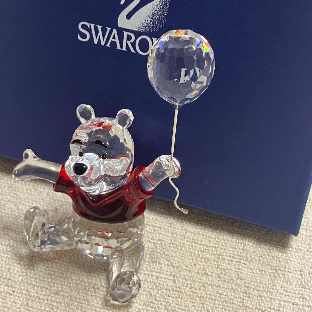 スワロフスキー　ディズニー　くまのプーさん　風船　正規品　未使用　箱付き　廃盤