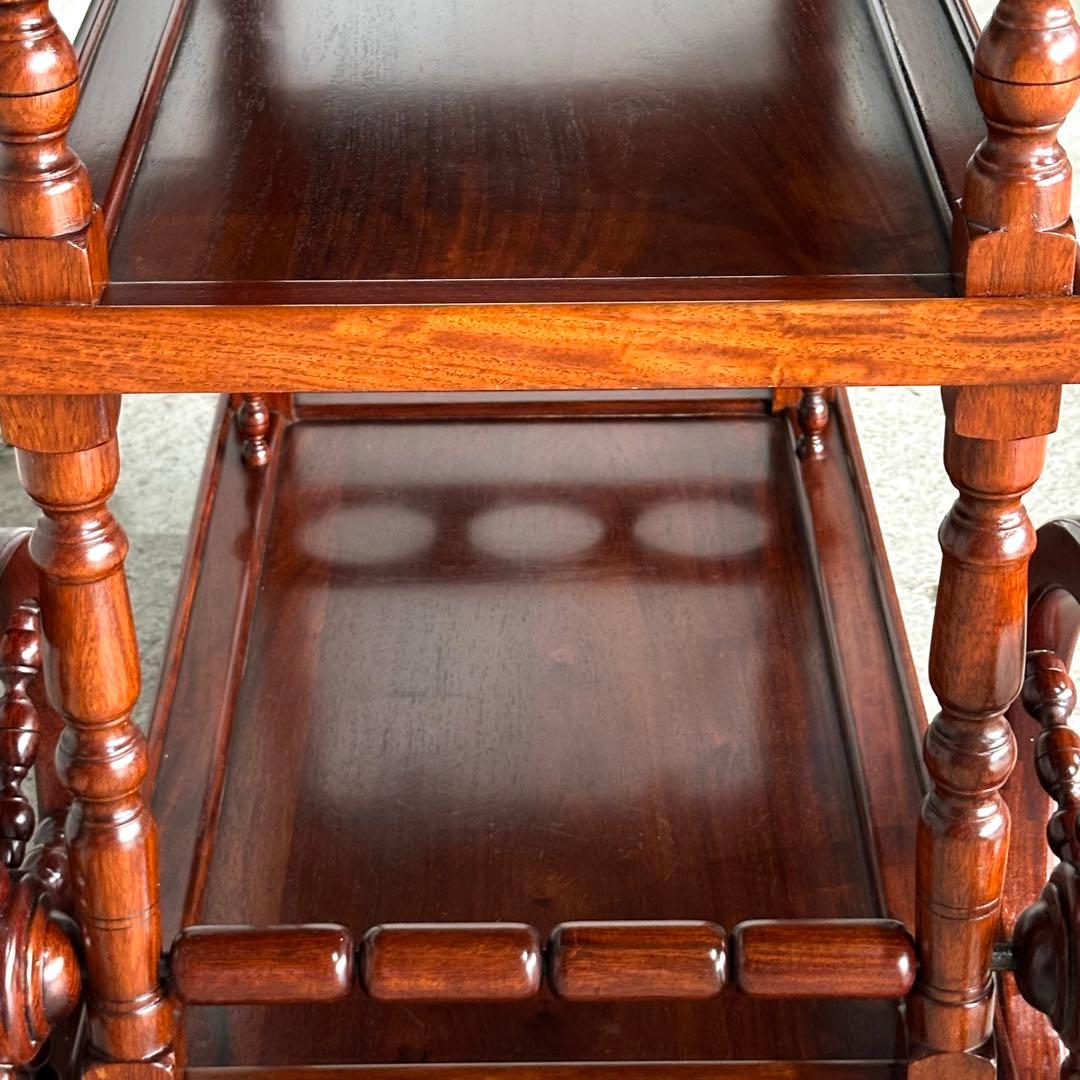 ✦ミッドセンチュリー✦ローズウッド製バーカート キッチンワゴン