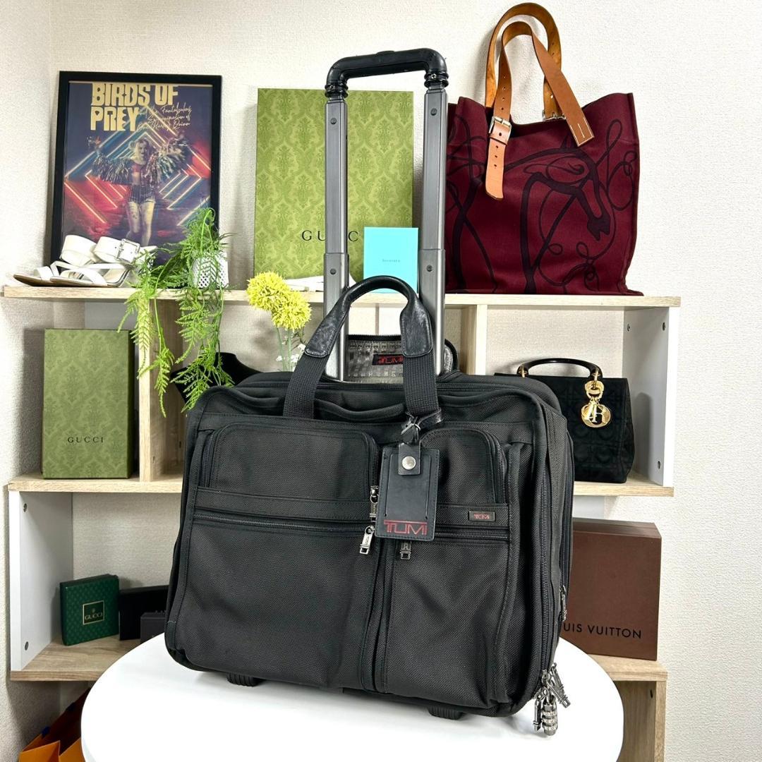 美品 TUMI 名作 キャリーケース 2way ビジネスバッグ 機内持ち込み可