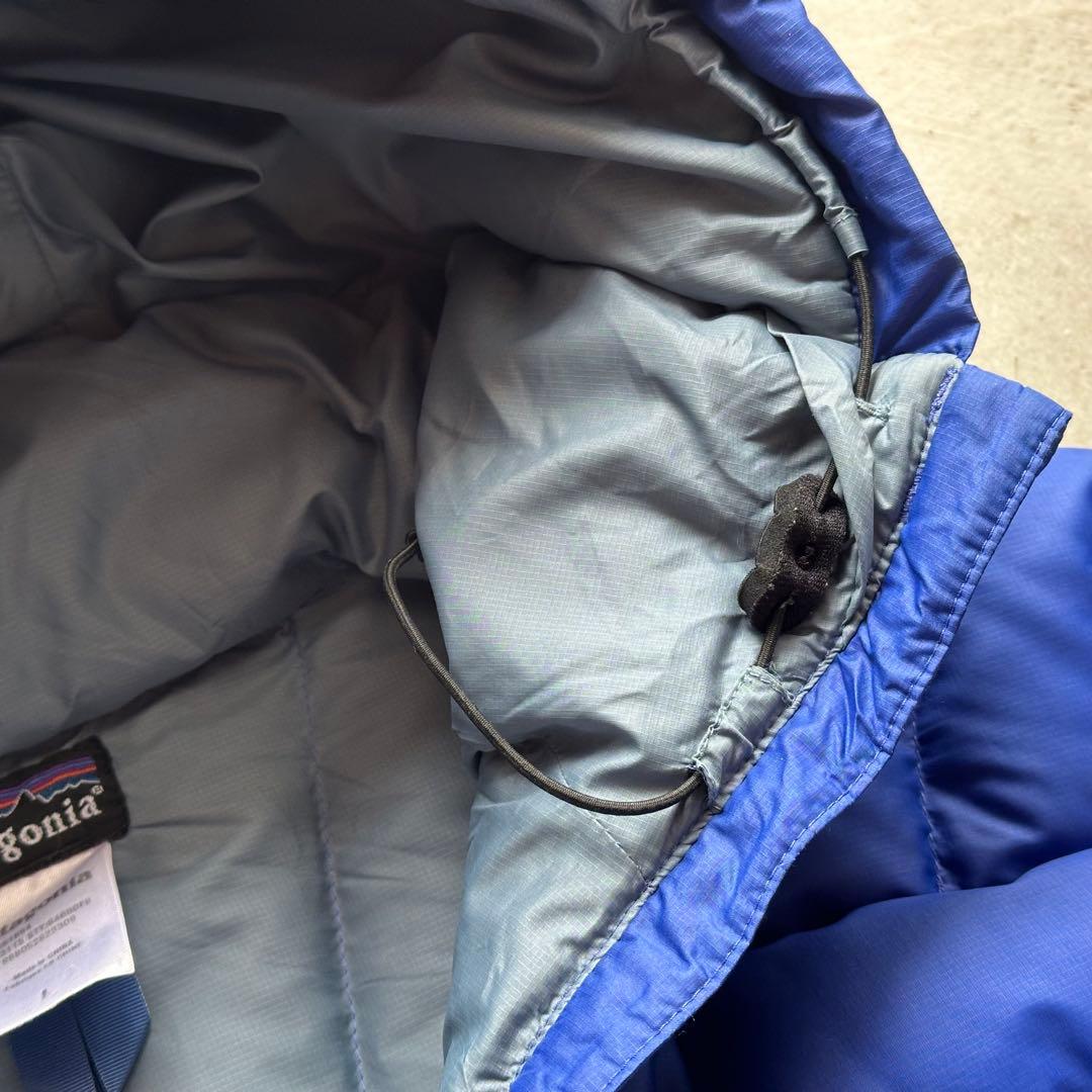 2007年 patagonia ダウンセーターフーディ L ブルー