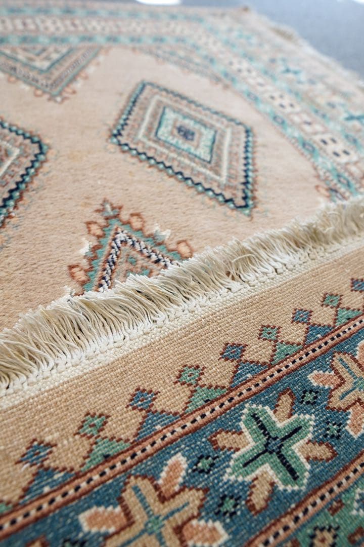 [SALE]パキスタン 手織り絨毯 リビングラグ size:205x140cm