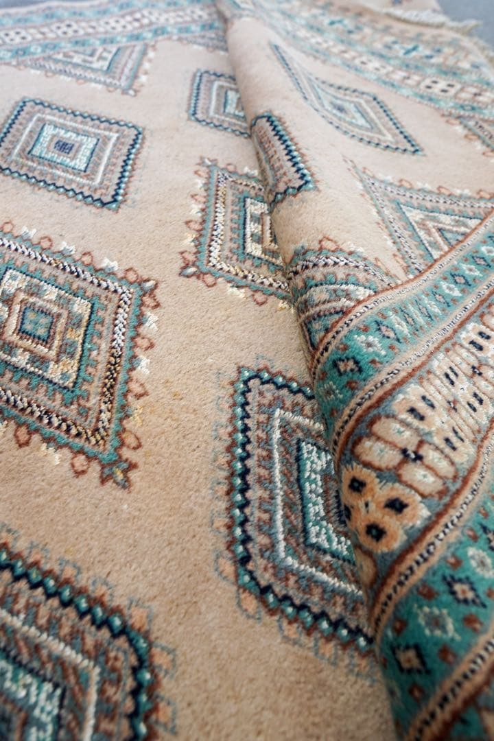 [SALE]パキスタン 手織り絨毯 リビングラグ size:205x140cm