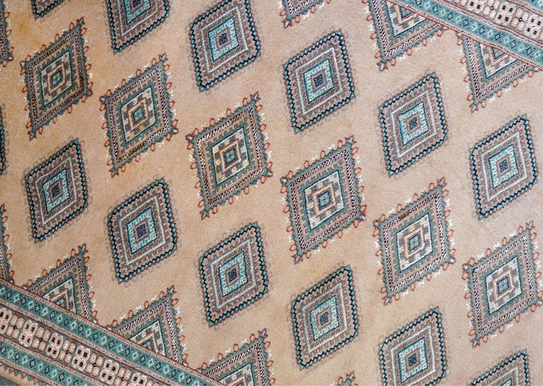 [SALE]パキスタン 手織り絨毯 リビングラグ size:205x140cm