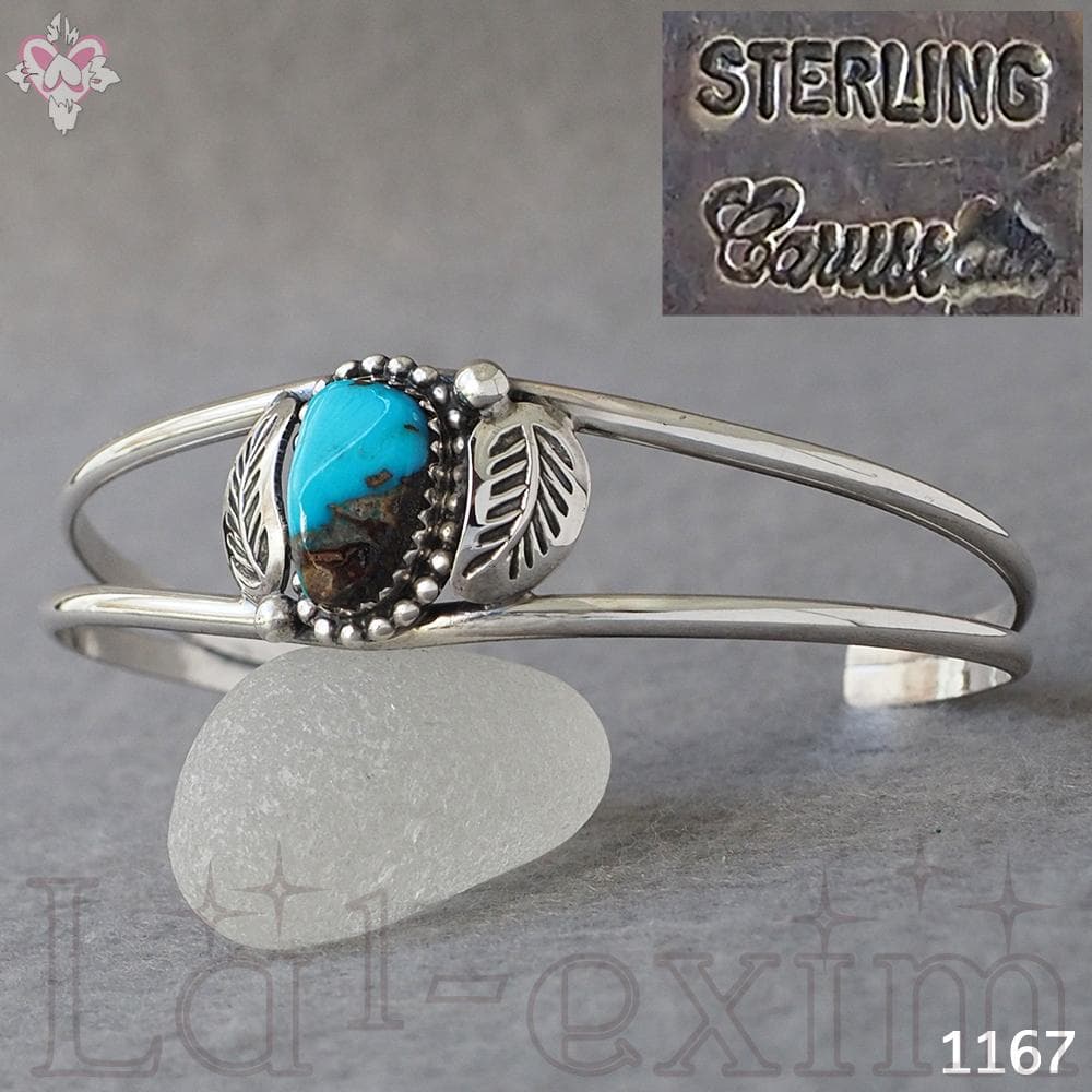 大粒 ナゲット ターコイズ インディアンジュエリー ナバホ族 シルバー バングル