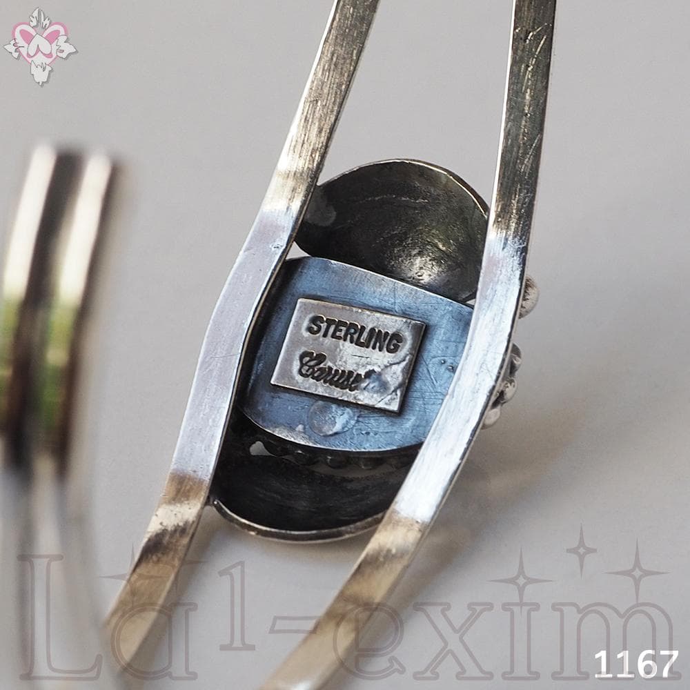 大粒 ナゲット ターコイズ インディアンジュエリー ナバホ族 シルバー バングル