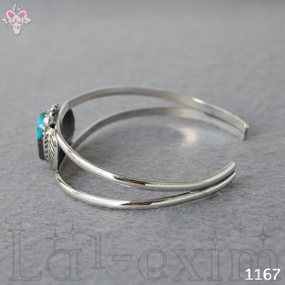大粒 ナゲット ターコイズ インディアンジュエリー ナバホ族 シルバー バングル