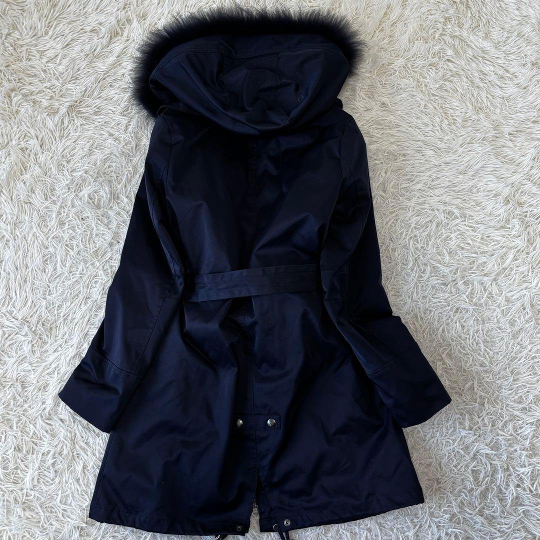 BARNEYS NEWYORK ✨5way撥水モッズコート　ベルテッド　ファー