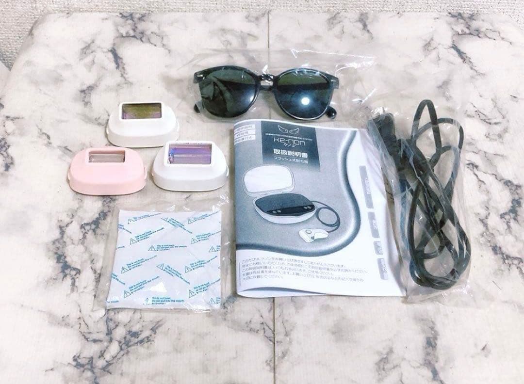 お買い得✨脱毛器 ver6.2 カートリッジ3つ付き