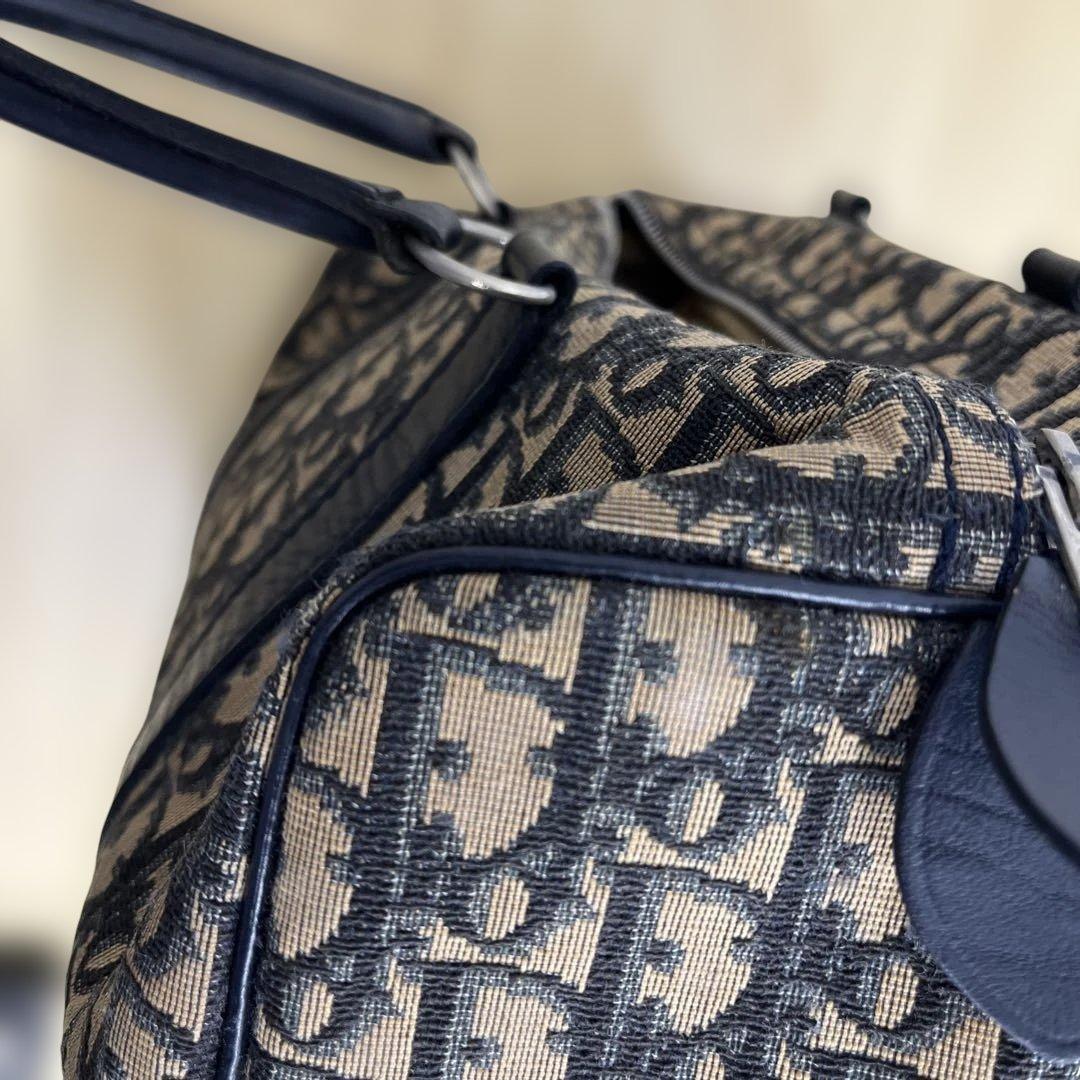 希少 Christian Dior トロッター ミニボストンバッグ 90s