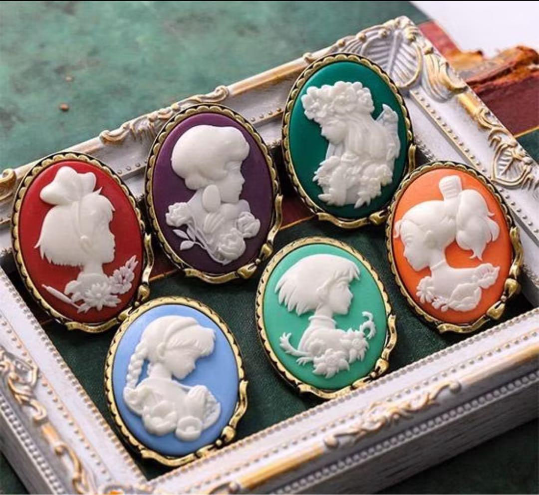 コンプ】スタジオジブリ カメオブローチコレクション (全種類