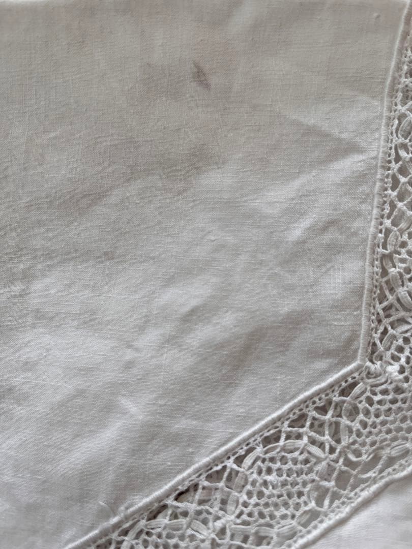 アンティーク 刺繍 テーブルクロス