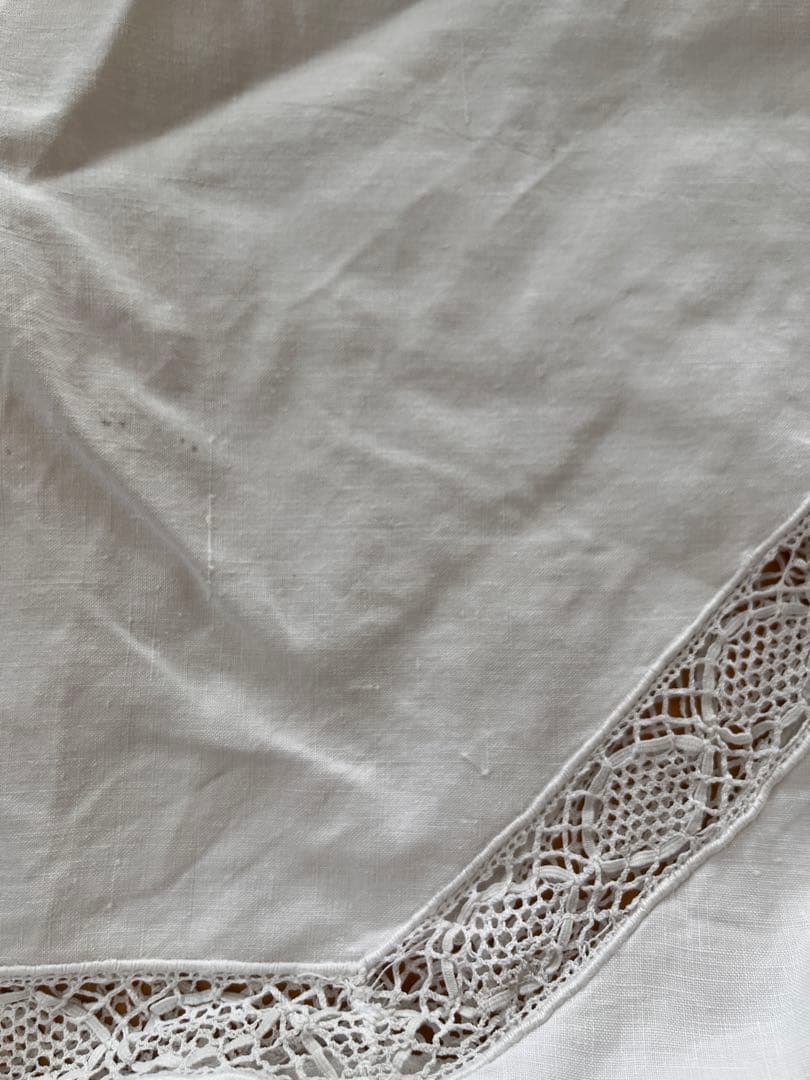 アンティーク 刺繍 テーブルクロス