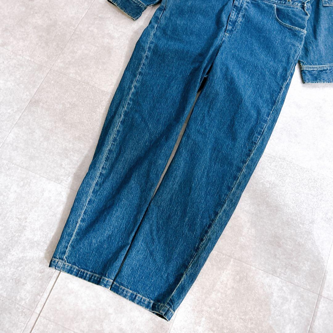 新品タグ付き✨ スピックアンドスパン 5 1/2 デニム オールインワン 近年