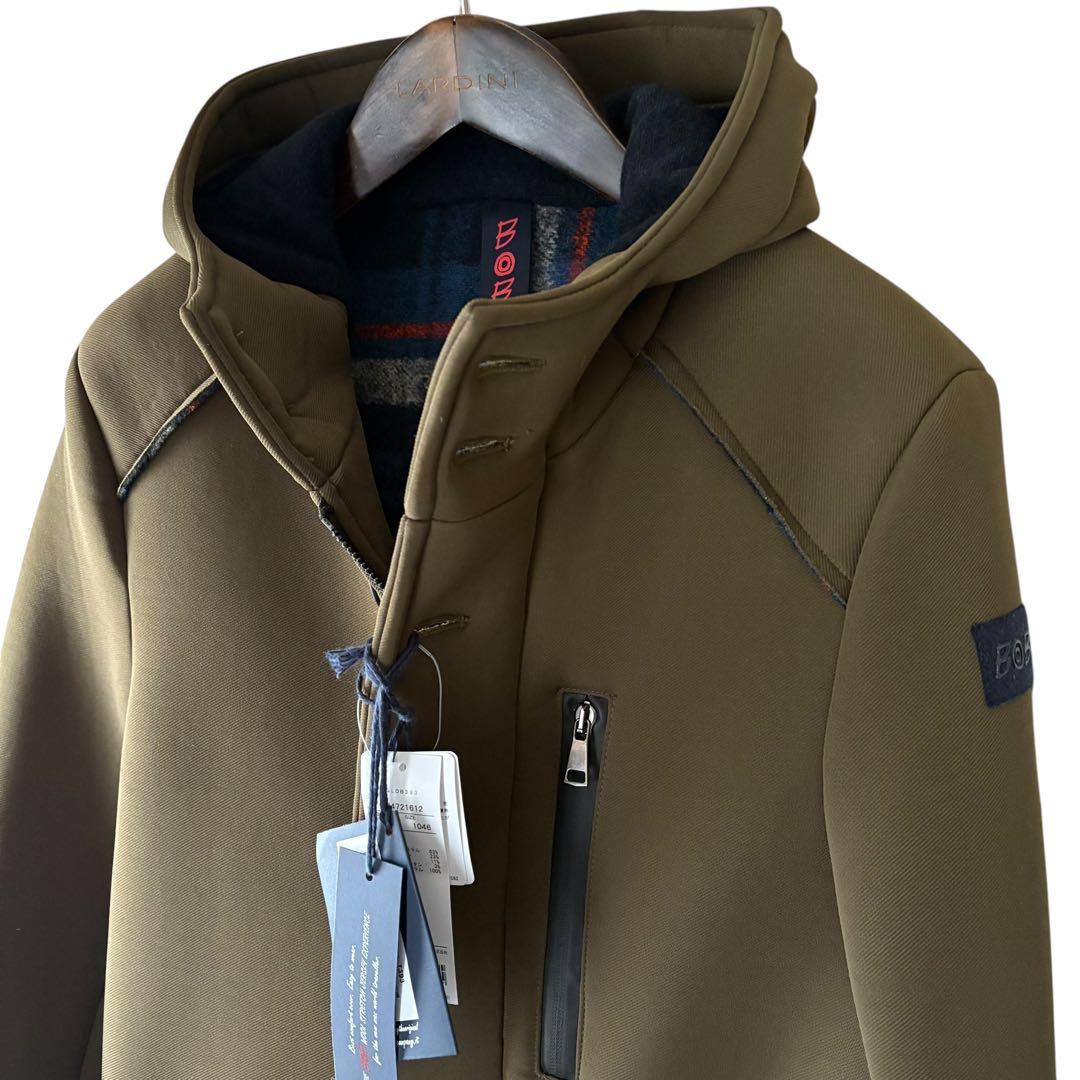 未使用/BOB/ウールストレッチ/ジャージー/フーデットコート