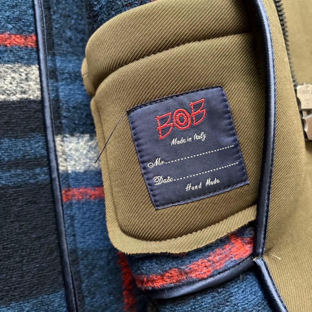 未使用/BOB/ウールストレッチ/ジャージー/フーデットコート