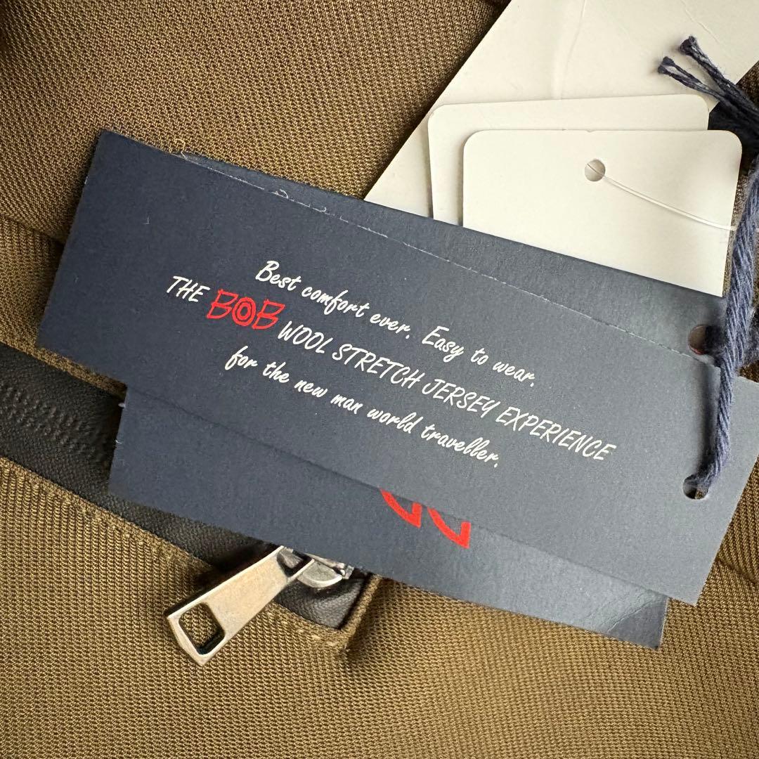 未使用/BOB/ウールストレッチ/ジャージー/フーデットコート