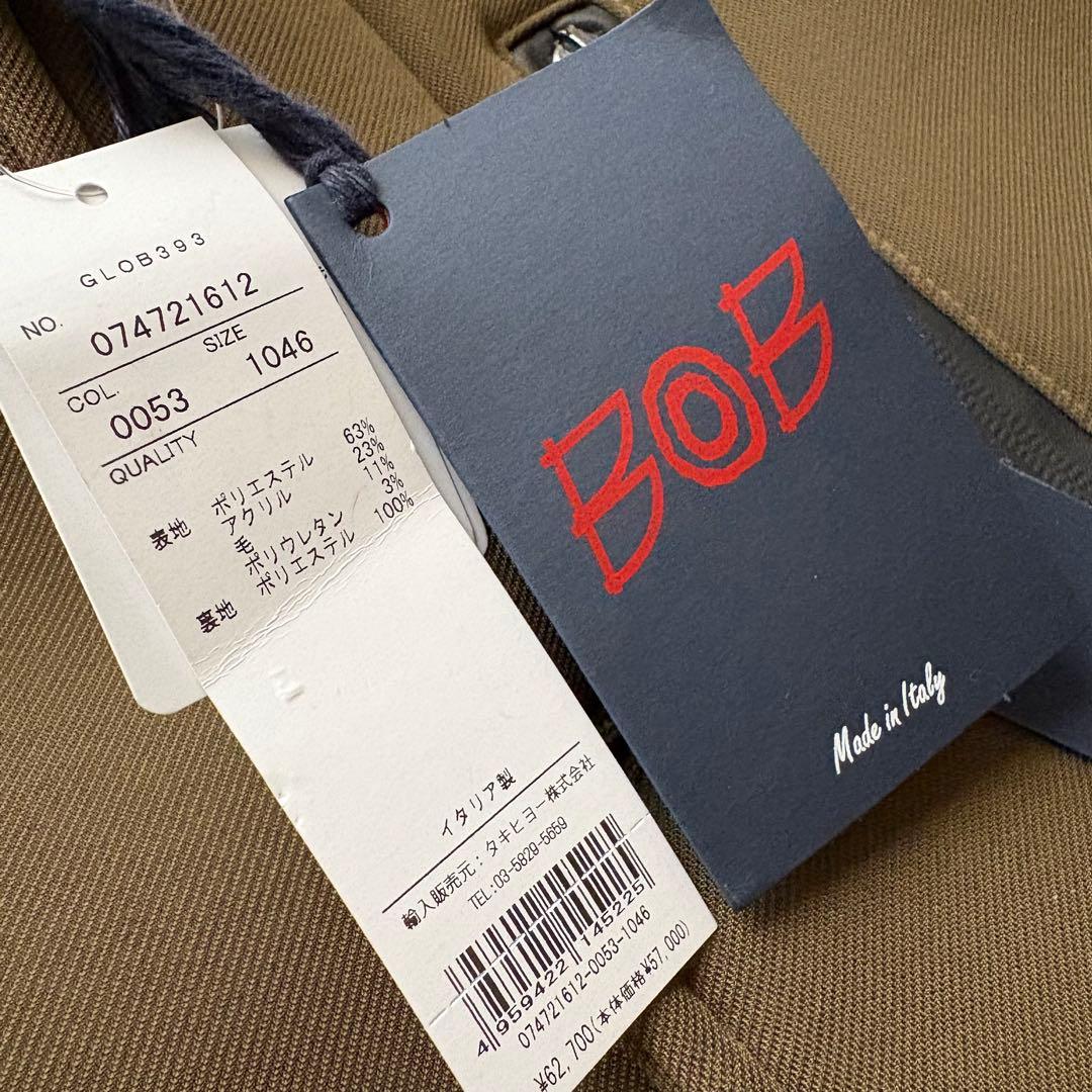 未使用/BOB/ウールストレッチ/ジャージー/フーデットコート