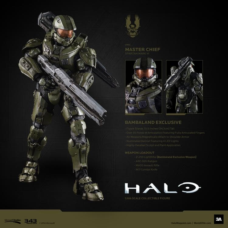 Threezero HALO マスターチーフ 1/6スケールタイプ ホットトイズ