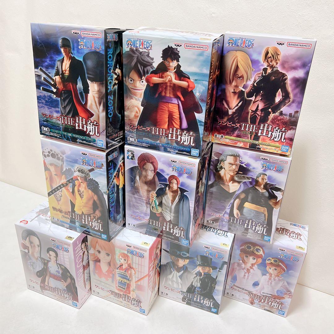 新品未開封】ワンピース 出航 フィギュア 10種 宴だ 2種 12点 プライズ