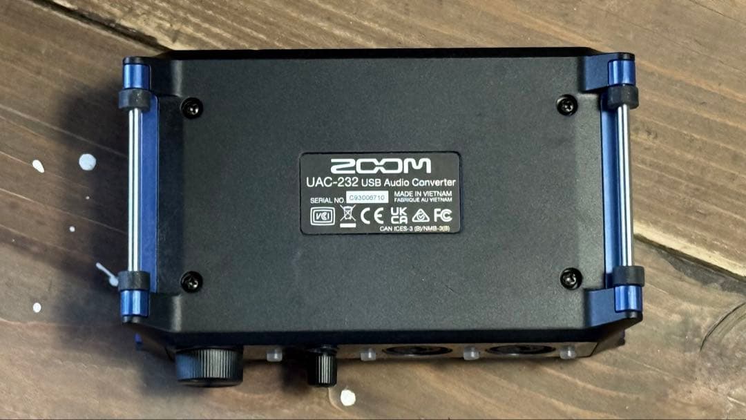 ZOOM UAC-232 USBオーディオインターフェイス