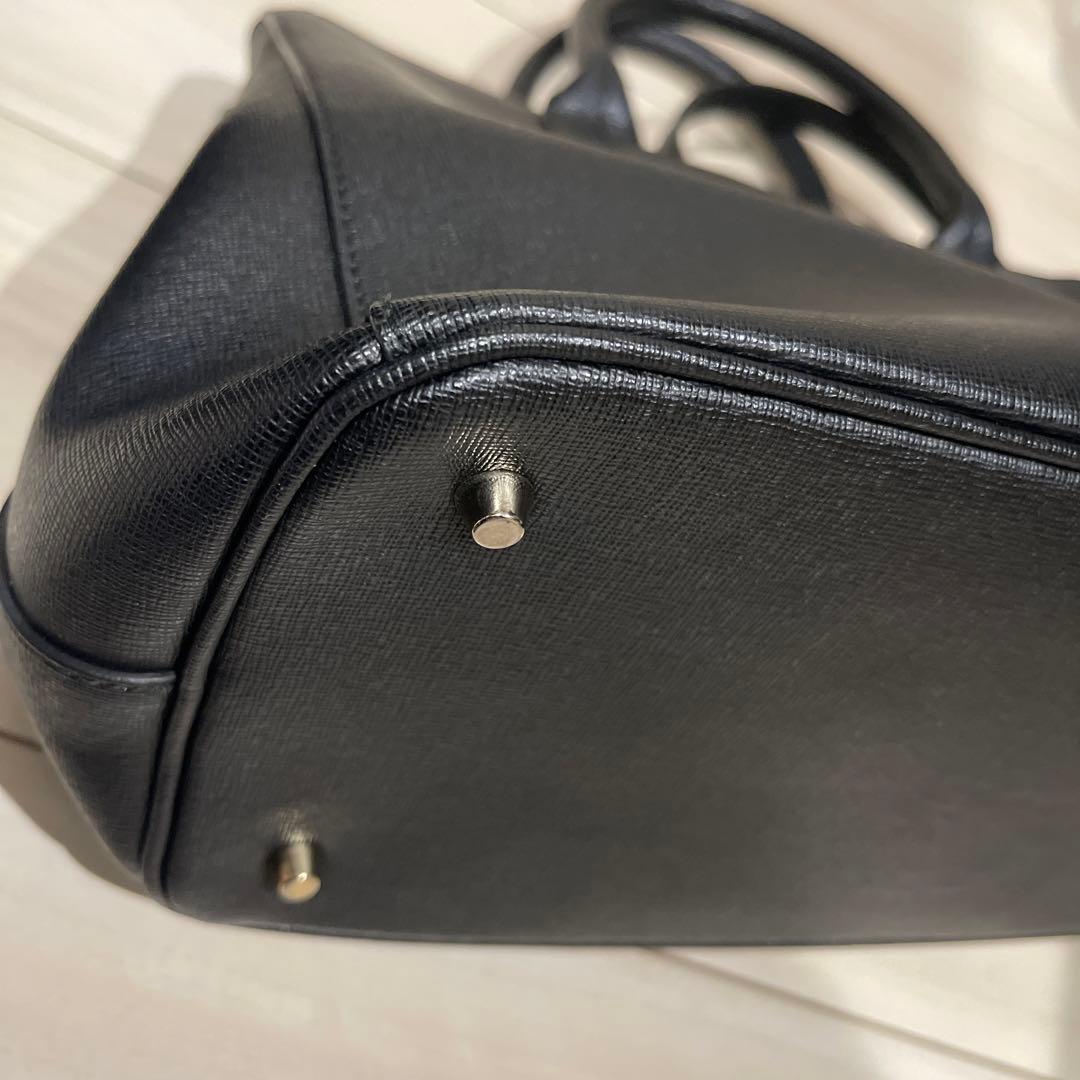 美品 FURLA 2way ショルダーバッグ ハンドバッグ トートバッグ 大容量